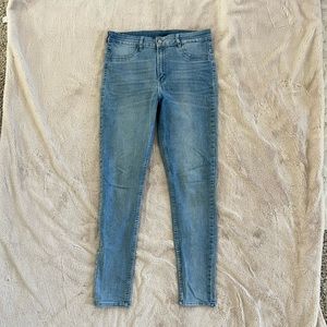 H&M Divided High Waisted Skinny Jeans